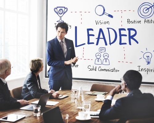 Leader Authority Boss Coach Director Manager Concept